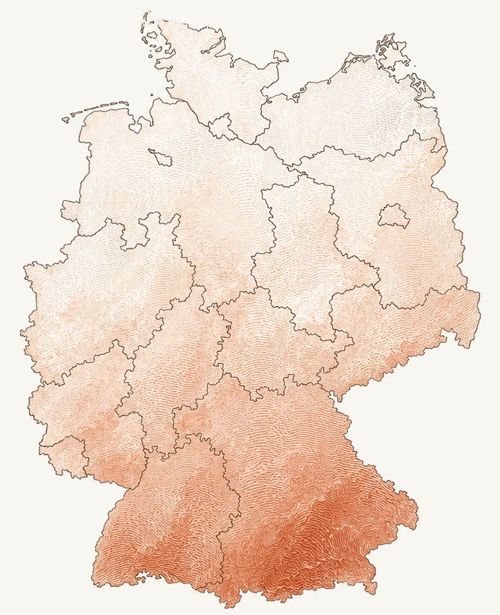 Solareinstrahlung in Deutschland